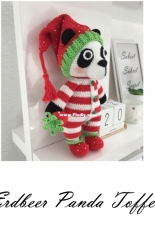 Hc haekelzauber - Halime Civelek - Strawberry Panda Toffee - German
