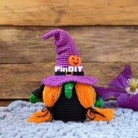 Amigurumi Toy Pattern - Irina Markova - Witch Gnome