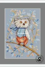Vintage Owl by Maria Gorelova