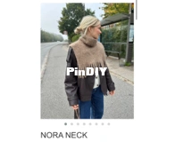 Nora Neck by Mette-Wendelboe Okkels - PetiteKnit