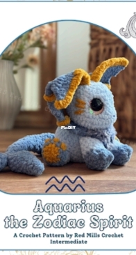 Red Mills Crochet - Emily Sorrell - Aquarius the Zodiac Spirit