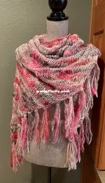 Oversized Triangle Shawl by Louis Chicquette-Free