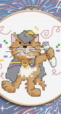 Cat In A Hat - Graduation Cat by Durene Jones - Free