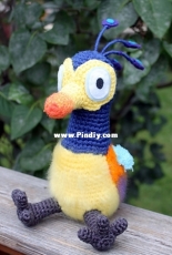 MilesofCrochet - Kristel Koevenig - Baby Kevin from Up Amigurumi Pattern