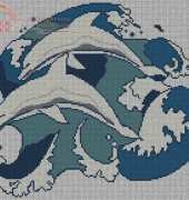 Artecy Cross Stitch - Dolphins