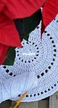 Magic with Hook and Needles - Vendula Maderska - Christmas Placemats - Free