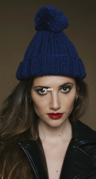 Braille Beanie by We Are Knitters