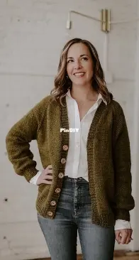 Journey Cardigan by Jill Zielinski - North Bay Fibe