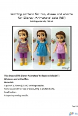 Disney Animator Dolls Clothes 16"inch by CSKraft
