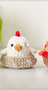 Easy Crochet Plushies - Carol - Mini Roaster, Hen and Chick
