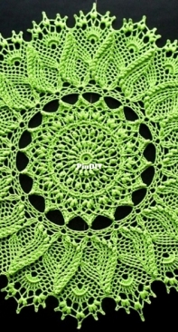 Galyna Borysova - Галина Борисова - Eva Doily - Салфетка Eva - Russian