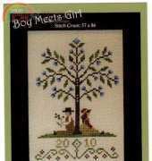 Plum Pudding Needleart - PPN181 - Boy Meets Girl