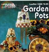 Leisure Arts-Leaflet 1666 Garden Pots