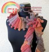 Multicolour Scarf "Fantasy"Lyubava