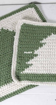 Winding Road Crochet - Lindsey Dale - Evergreen Washcloth - Free