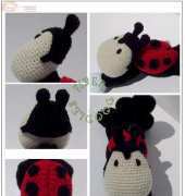 Fiber Doodles - K4TT - Ladybug