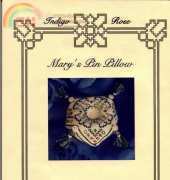 Indigo Rose - Marys Pin Pillow