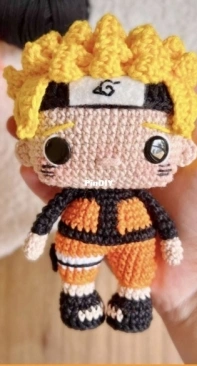 Azulie Croche - Viviane Larangeiras - Naruto - Portuguese