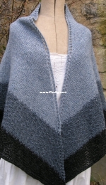 Highland sky shawl by Emmanuelle B-English,French-Free