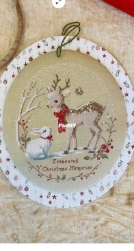 winter reindeer and bunny by vale gugia