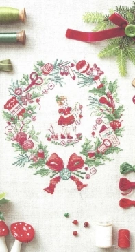 Les Brodeuses Parisiennes LBP - Le Courone de Noel XSD + PCS