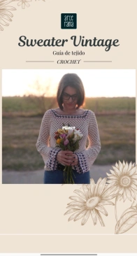 Arterama - Laura - Sweater Vintage - Spanish