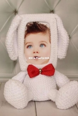 Viktoria Kozel - Vika Lovelytoys - Photo Frame Plush Bunny - Russian - Free