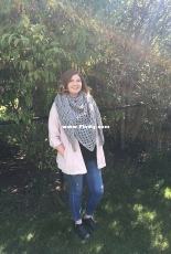 Rose & Elm Knits - Meagan McNaney - Bow River Blanket Scarf - free