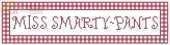 Waxing Moon Designs 062 Smarty-Pants PCS