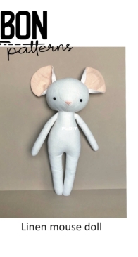 Bon Patterns - Mouse with Ballerina Outfit