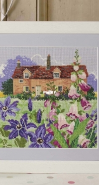 Welcome Home - Spring Cottage by Lesley Teare from Cross Stitch Gold 117