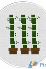 Daily Cross Stitch - Bamboos