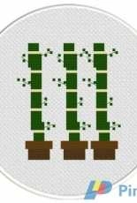 Daily Cross Stitch - Bamboos