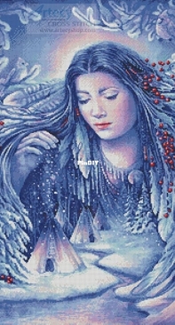 Artecy - Midwinter Dreams Cross Stitch scanned