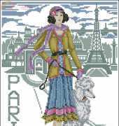Paris Lady by Joan Elliott from Cross Stitch Gold 85 XSD
