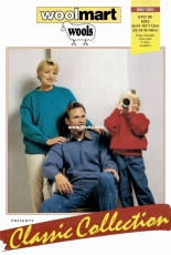Drop shoulder crew and v neck sweater -  Woolmart Wools - WM1001 - Classic Collection