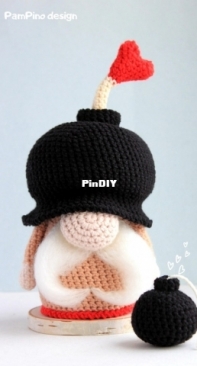 Pam Pino Design - Nazeli Mkrtchyan-Tadevosyan - Love Bomb Gnome