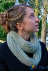 Andrea Rangel Knits-Anne Marie Infinity Scarf by Andrea Rangel-Free