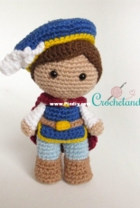 Crochelandia - Rose Nogueira - Toy Art Prince Fernando - Portuguese