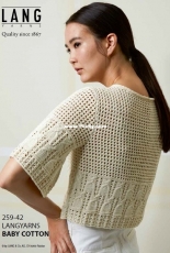 259-42 Lang Yarns Baby Cotton by LANGYARNS SWITZERLAND -English-Dutch-French-German