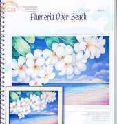 I Love CrossStitch ILCS BE-014 Plumeria over Beach XSD