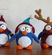 Stephis Kostlichkeiten - Stephanie Koras - Xmas Penguins - German - Free