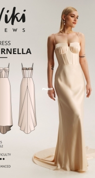 Viki Sews - Ornella dress  - English