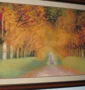 The autumn road
