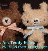 Crafty Carnival-Folk Art Teddy Bear-Free