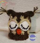 Kristi Simpson - RAKJ patterns - Spotted Sleepy Owl