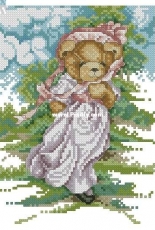 The Vermillion Stitchery 080 - Pinky Bear XSD