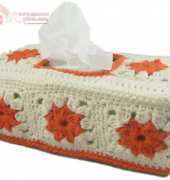Just Plain Fun - JPF Crochet Club - Julie A Bolduc - Clusters Tissue Cover