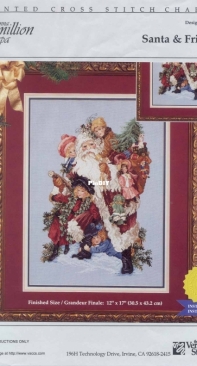 Janlynn 125-231 Santa and Friends / The Vermillion Stitchery 231 Santa and Friends
