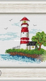 Lanafox Stitch - Lighthouse by Lana Efimova - Free